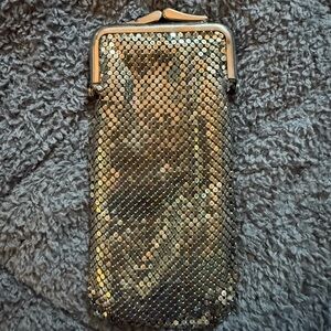 Glamorous Vintage Whiting Davis Silver Mesh Coin Purse